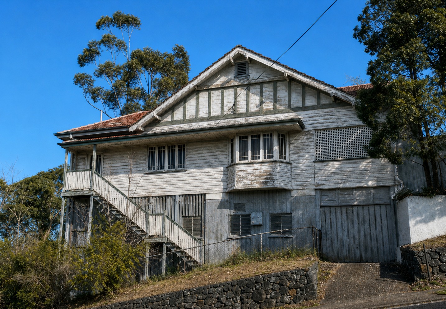 South Brisbane exterior before Houston Painting restoration